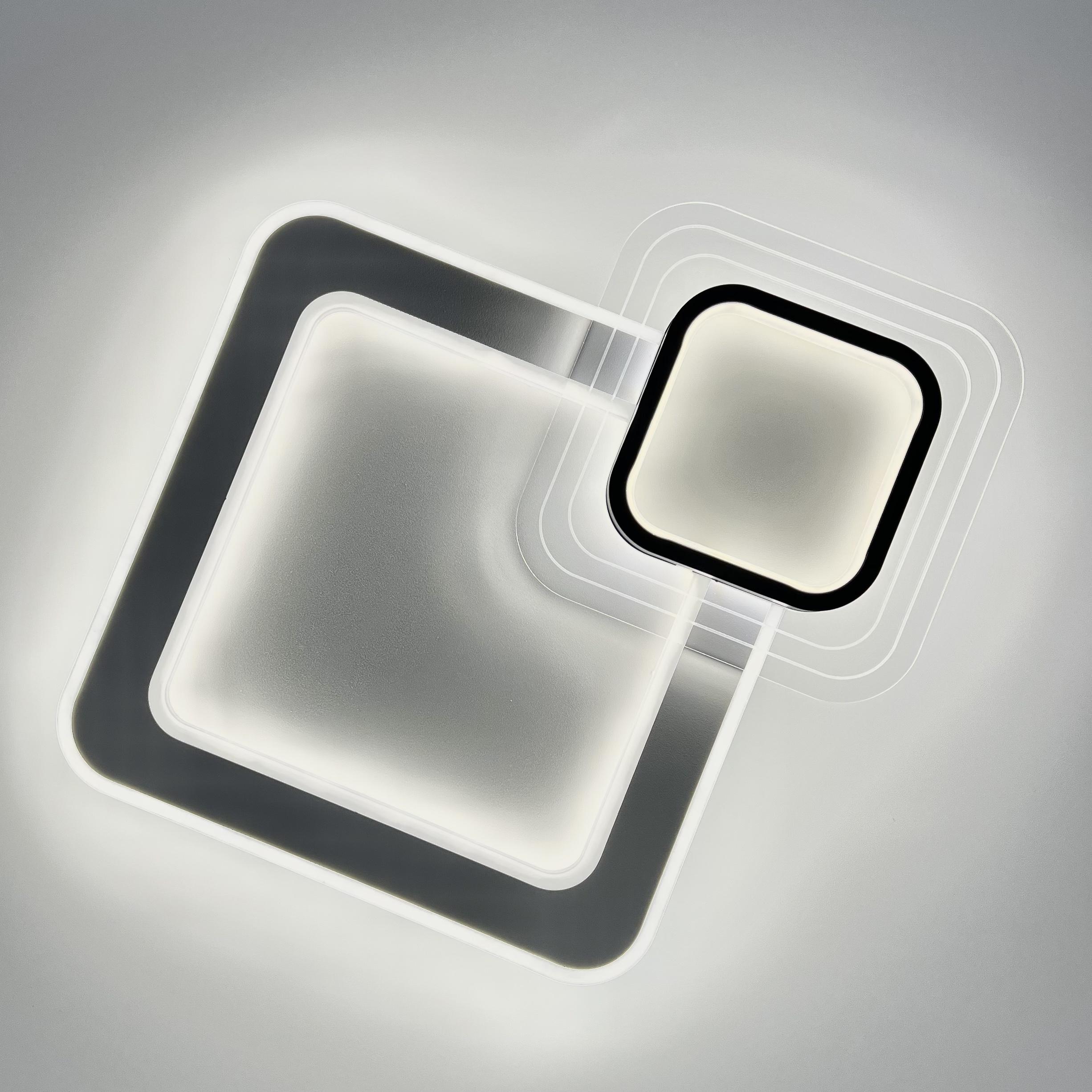 Люстра светодиодная потолочная Mervin 75 WS on/off 220 V IP20 White/Black - фото 3