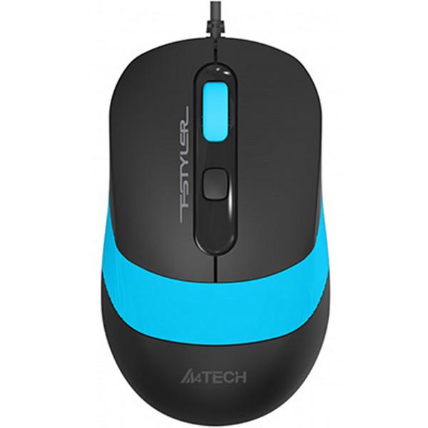 Мышка A4Tech Fstyler FM10 3 кнопки 1600 DPI FM10 Blue (617558)