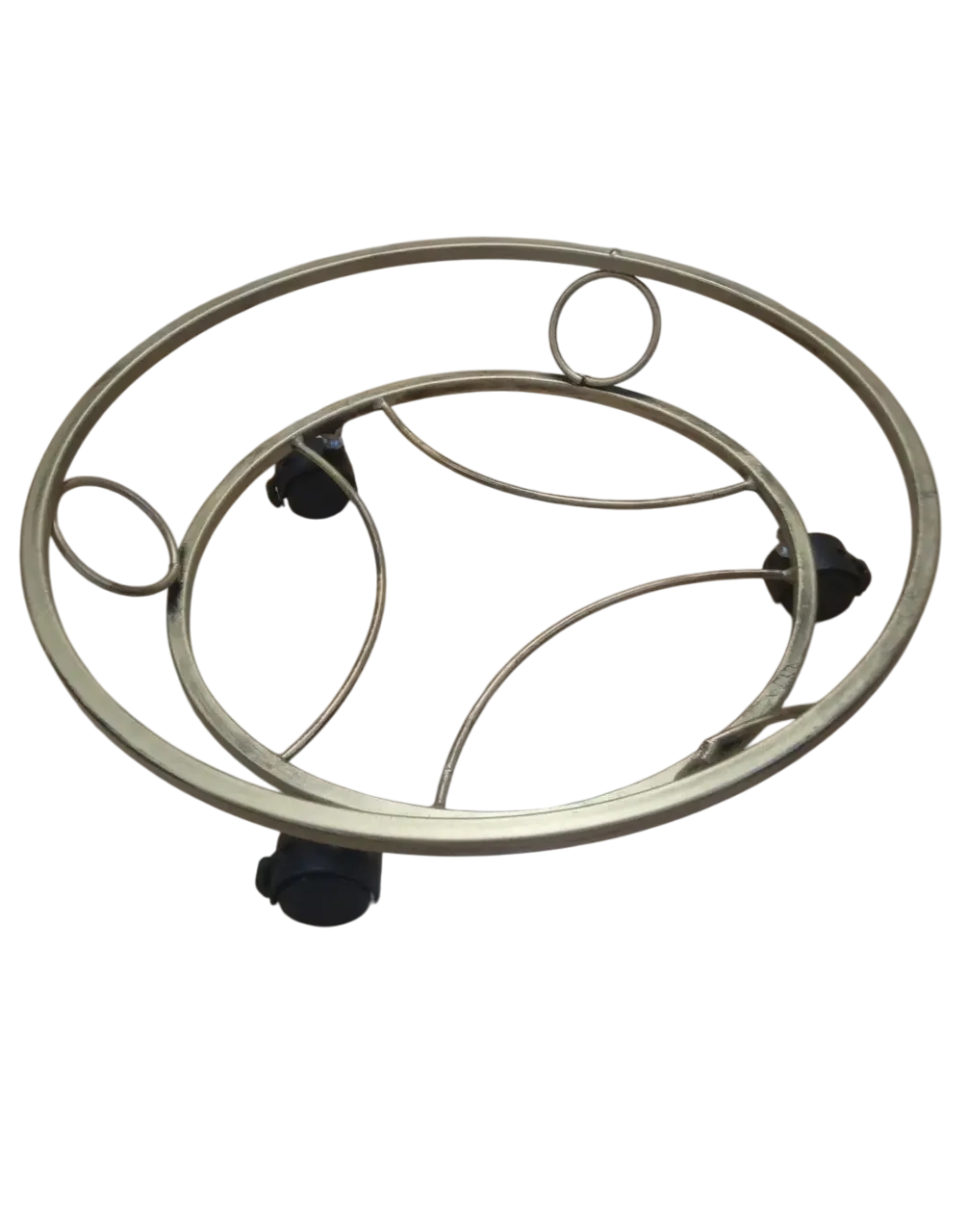 Подставка для цветов Хатинка на колесах с фиксаторами для 1 вазона 12х42 см (CNT00011730)