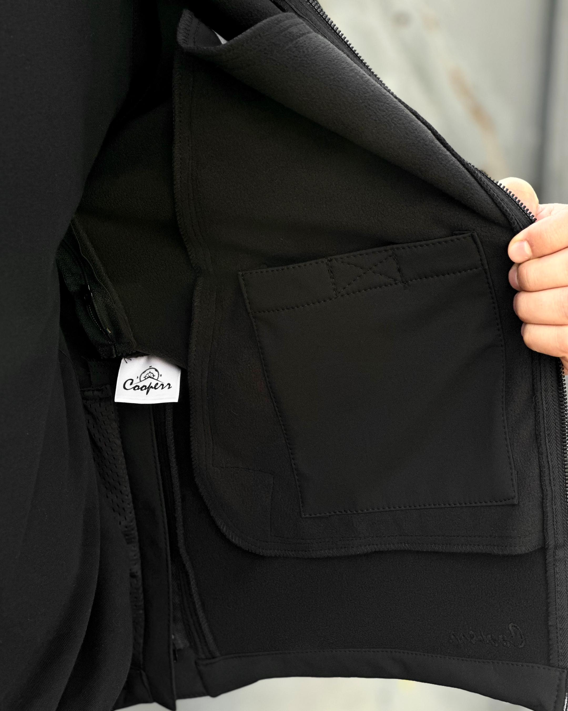 Куртка военная COOPERR Soft Shell II XS Черный (KUR-1.1.XS) - фото 9