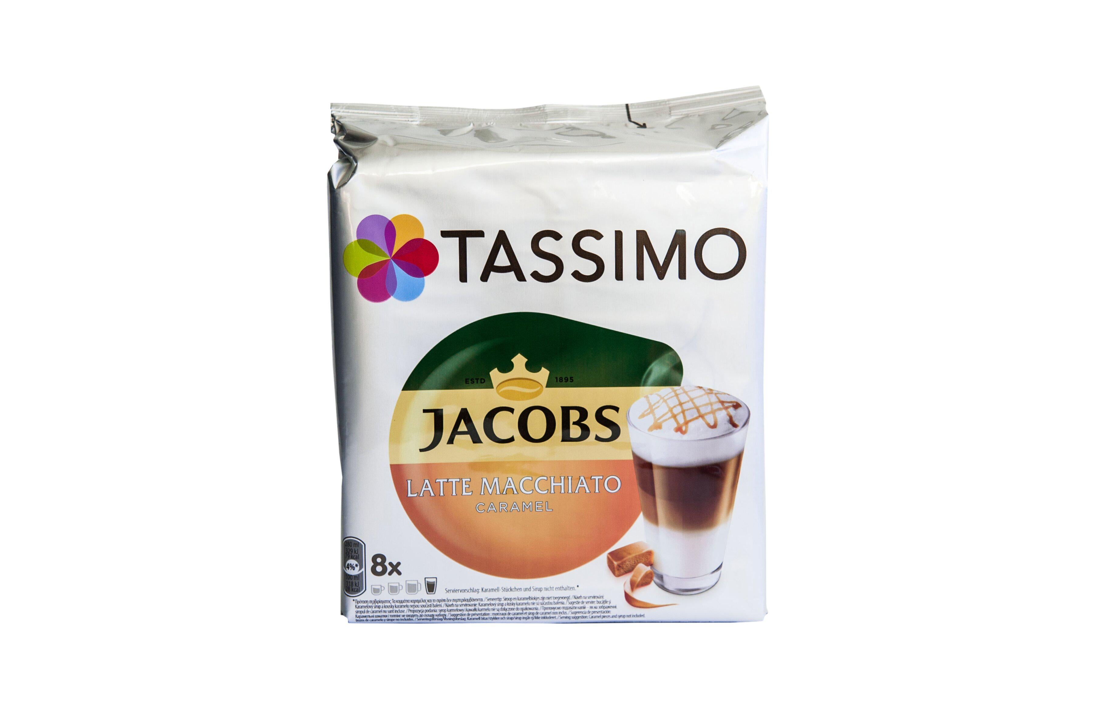 Кофе в капсулах Jacobs Tassimo Latte Macchiato Caramel 8 шт. (j10000596)