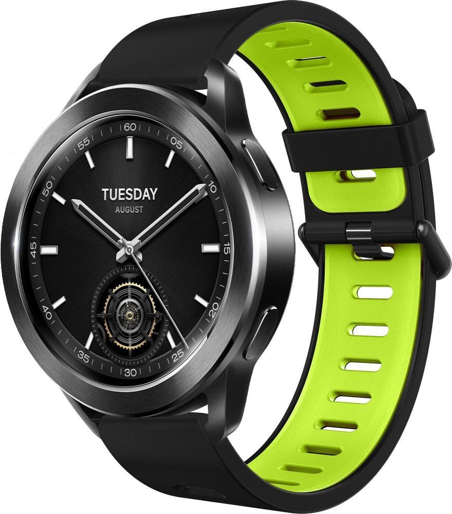 Ремешок Traf для смарт-часов Xiaomi Watch S3 Black/Green (37164-4A)