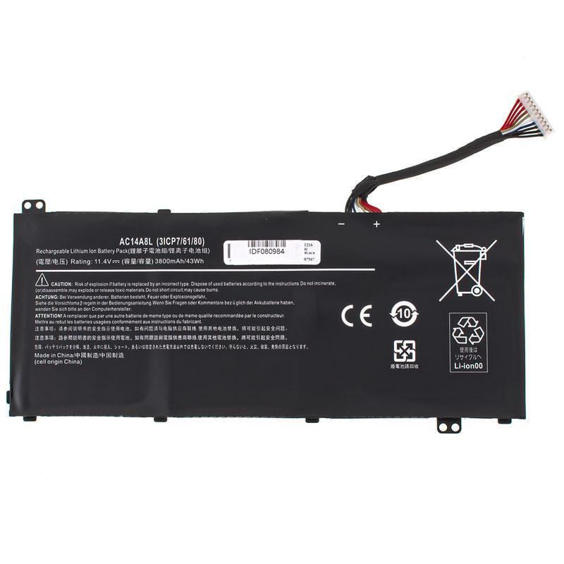 Аккумулятор для ноутбука Acer Aspire VN7-571G series 3800 mAh 11,4V (125481)