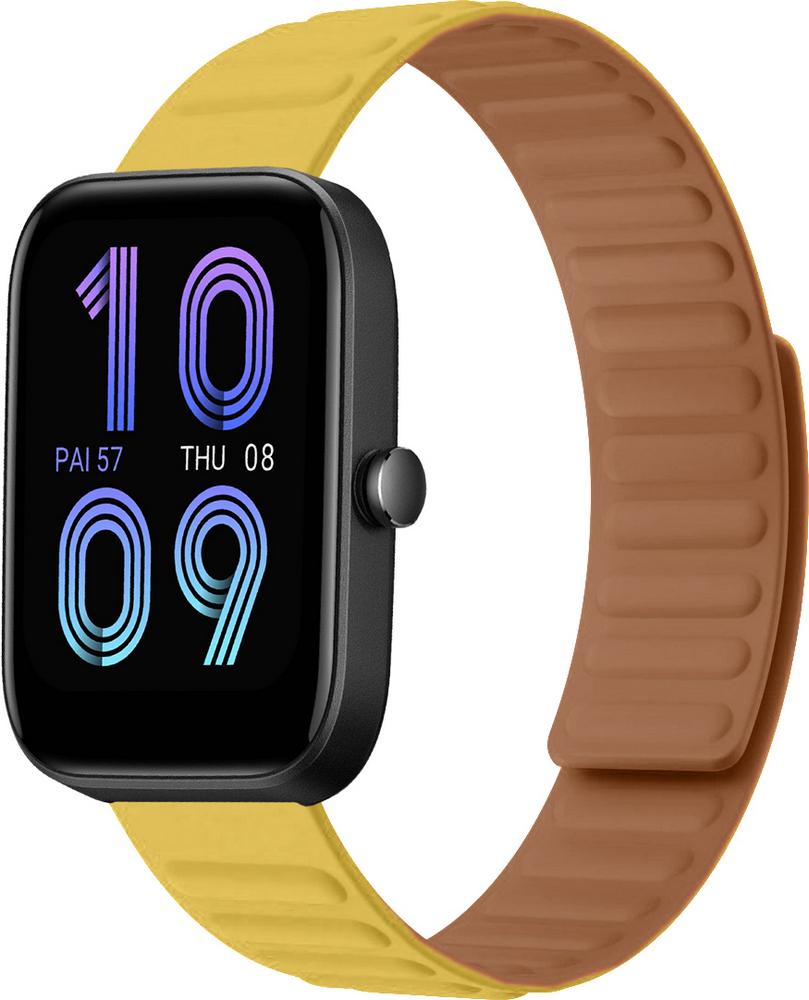 Ремешок Magneter для Amazfit Bip 3 Yellow (28065-0A) - фото 1 Ремешок Magneter для Amazfit Bip 3 Yellow (28065-0A) - фото 1