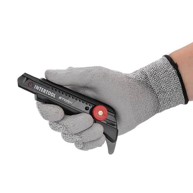 Ніж сегментний для лінолеуму Intertool HT-0539 18 мм (130096) - фото 8 Ніж сегментний для лінолеуму Intertool HT-0539 18 мм (130096) - фото 8