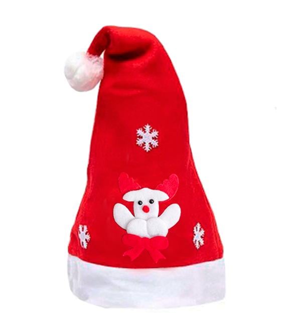 Шапка новогодняя Олень 45 см (56474)