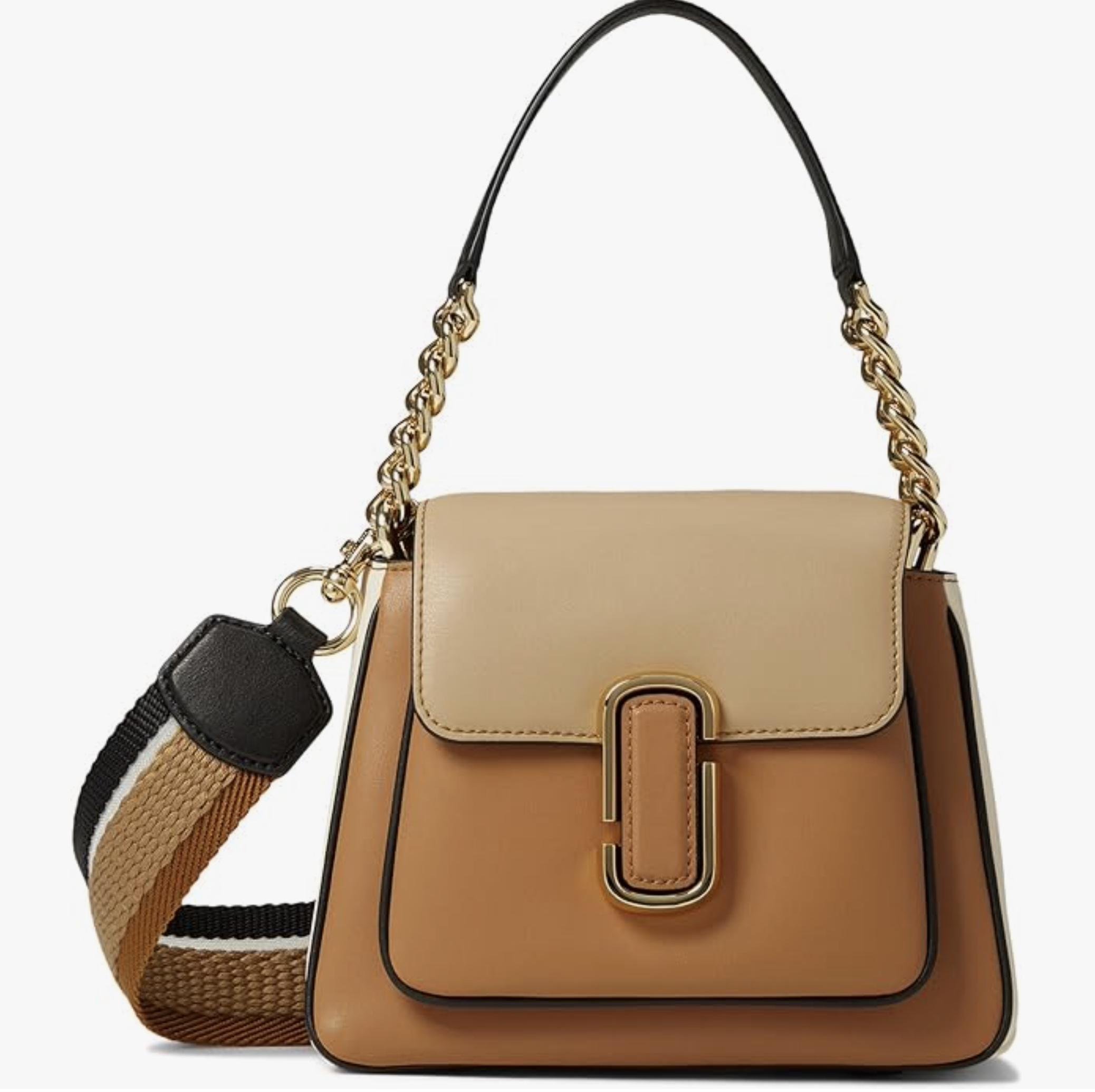 Сумка женская Marc Jacobs The J Marc Chain Cathay Spice Коричневый