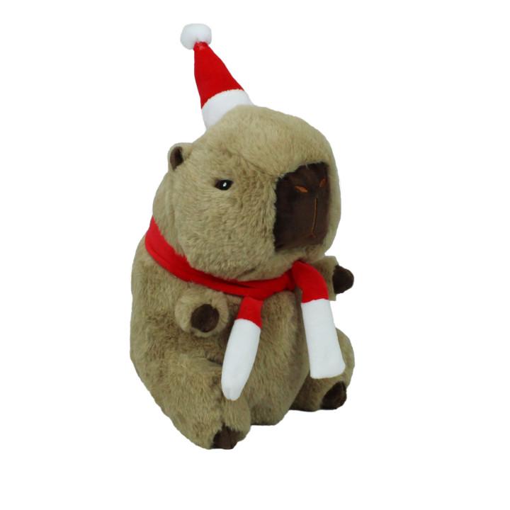 Мягкая игрушка Копиця Капибара праздничная 24 см