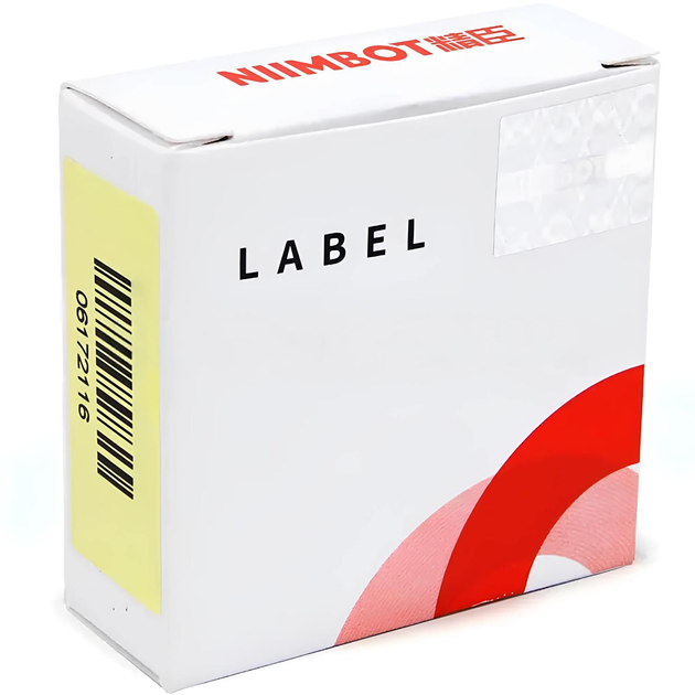 Этикетки для термопринтеров NIIMBOT D11/D110/D101/H1S 12,5x74 мм с хвостовой частью 35 мм 65 шт. Белый (A2K18638601)
