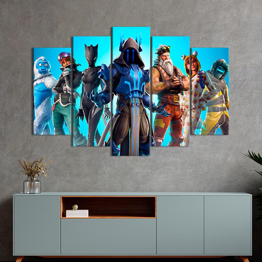 Настенний декор Знаменитая игра Fortnite 187x119 см (A193-5)