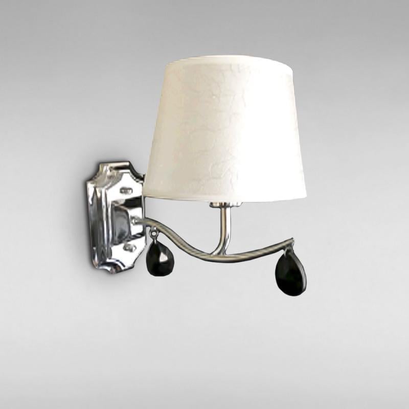 Бра настенное Light House SA-16044/1W CR+WT+BK E14 с абажуром Хром Бра настенное Light House SA-16044/1W CR+WT+BK E14 с абажуром Хром