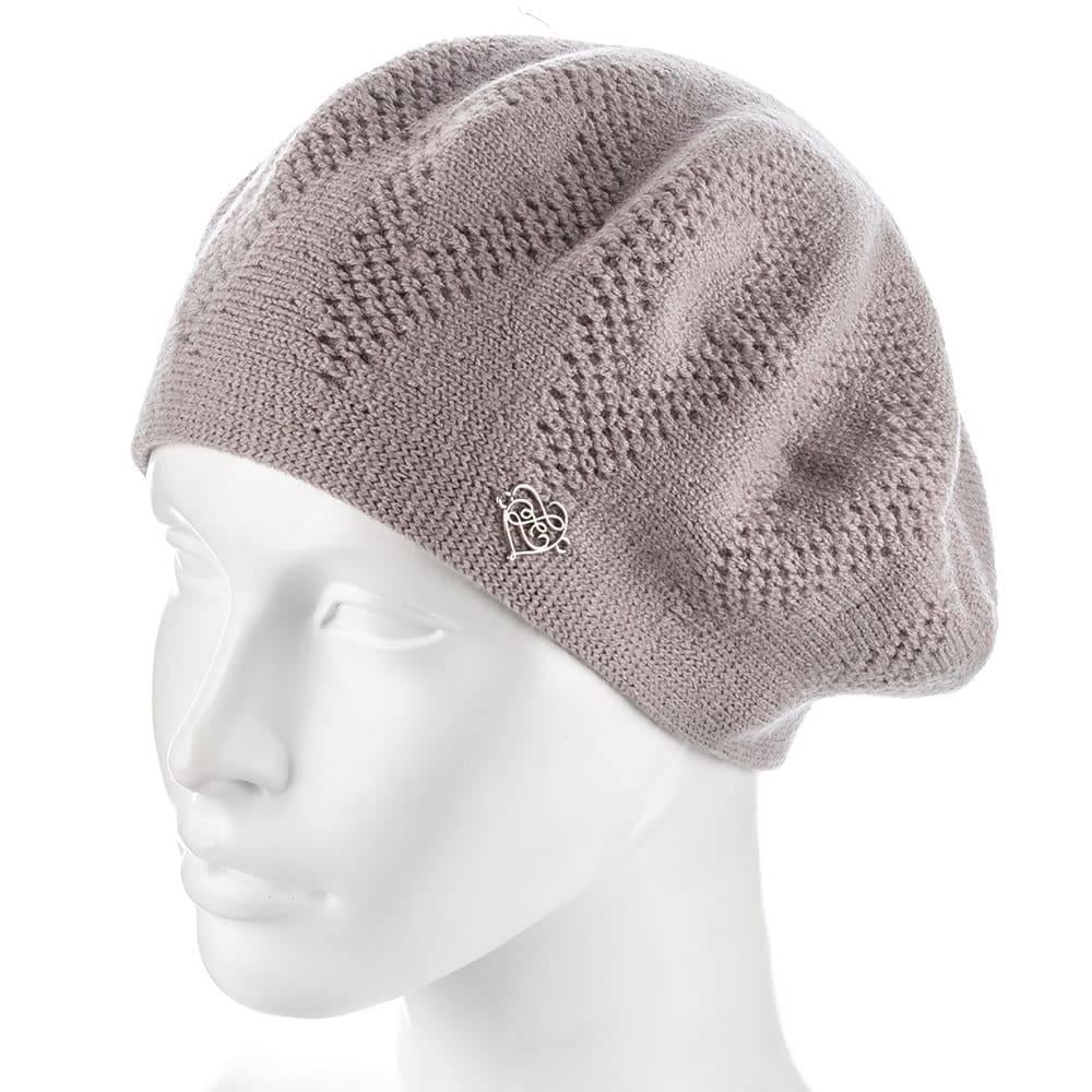 Берет женский Zolly ZH195 вязаный Лен