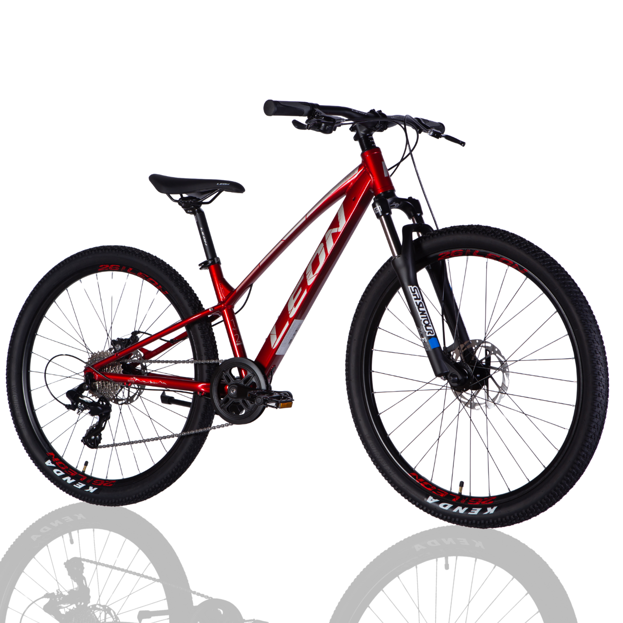 Велосипед подростковый Leon SUPER JUNIOR DD CS AL 26" 13" 2025 Красный - фото 1 Велосипед подростковый Leon SUPER JUNIOR DD CS AL 26" 13" 2025 Красный - фото 1