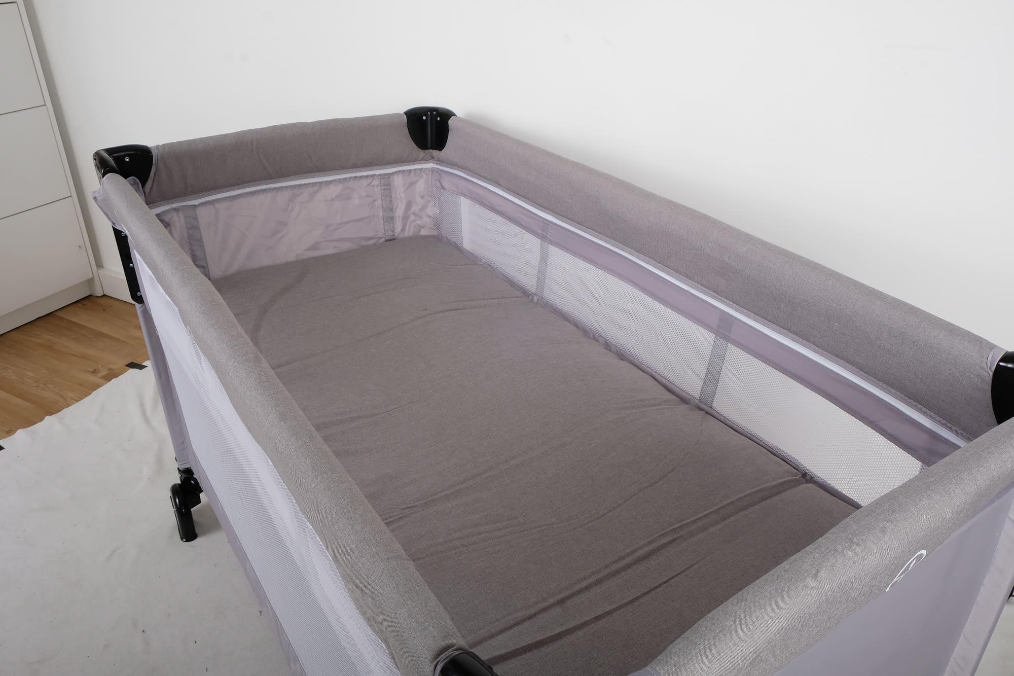 Кровать/манеж детская FreeON Bedside travel cot Grey (BNX46103) - фото 3