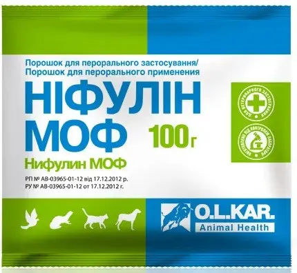 Антибиотик O.L.KAR. Нифулин МОФ 100 г (14408)