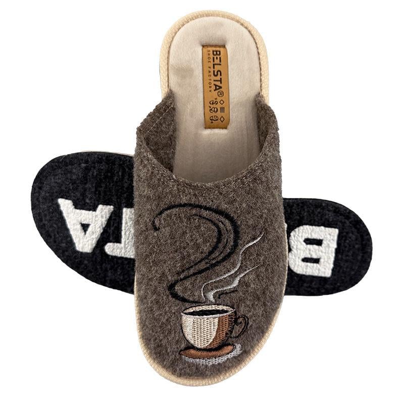 Тапочки комнатные женские войлок 1088-2 p. 39 25 см Черный