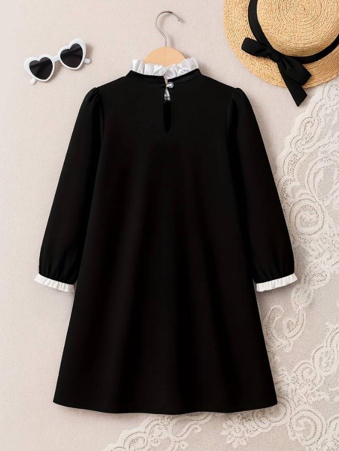 Карнавальний костюм Ластівки ободок/крила/плаття 5-6 років Чорний (2814255045) - фото 4