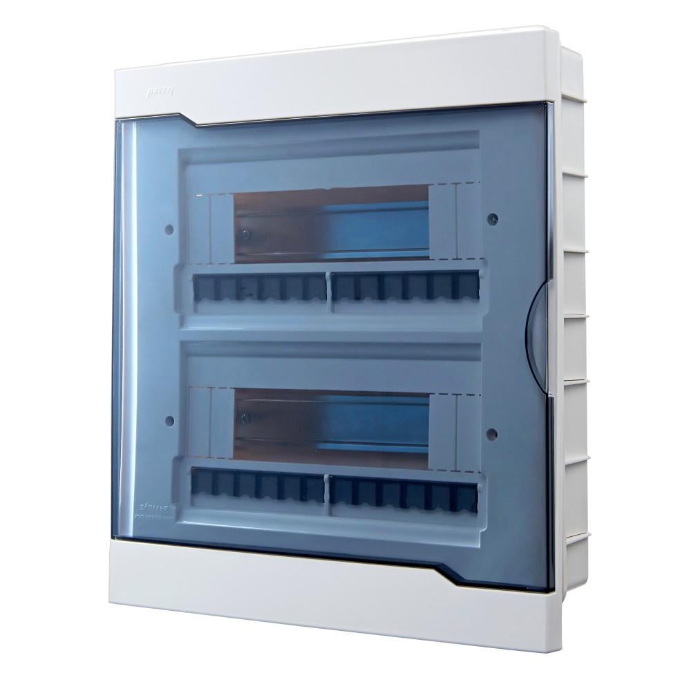 Щиток вбудовуваний Lezard пластиковий на 24 модулі Білий (23811949)