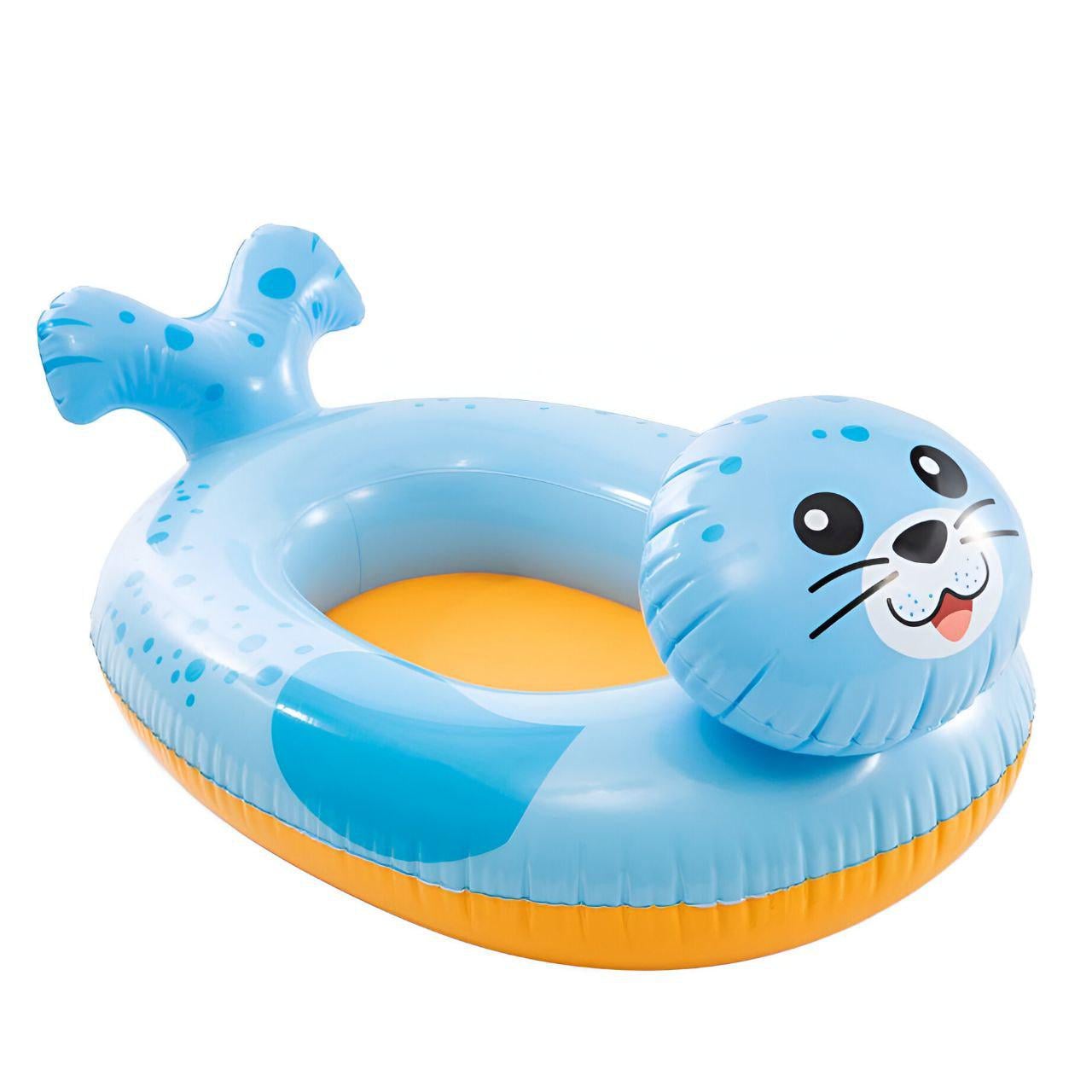 Надувной плотик детский Тюлень Intex 59380/3 NP 100×97 см от 3-х лет (32509698)