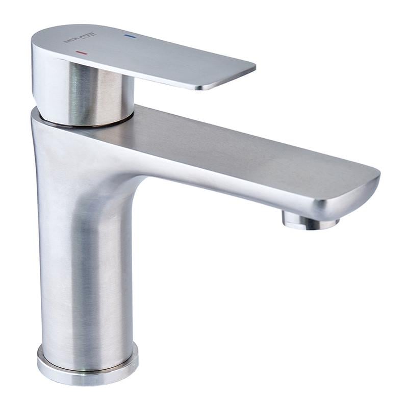 Змішувач для умивальника MIXXUS WEL-001 нержавіюча сталь (MI6225) Змішувач для умивальника MIXXUS WEL-001 нержавіюча сталь (MI6225)