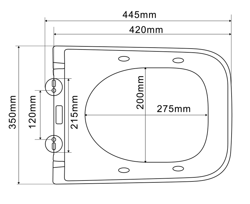 Унитаз-биде подвесной MIXXUS Premium QUADRO-1301-R система смыва Rimless 510x350x345 мм (OL-MP6658) - фото 15