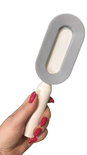 Щетка для волос массажная 3D 255х75х55 мм Белый (11166) - фото 3 Щетка для волос массажная 3D 255х75х55 мм Белый (11166) - фото 3