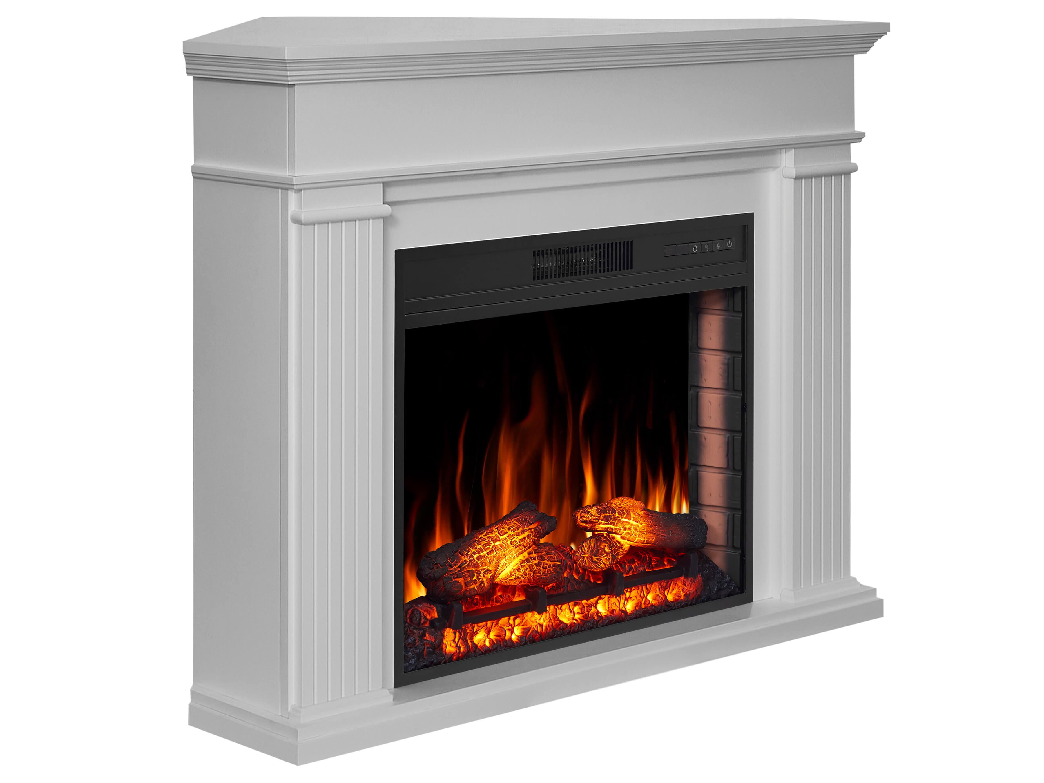 Камінокомплект універсальний ArtiFlame Andante 2в1 з 3D ефектом полум'я Білий - фото 2