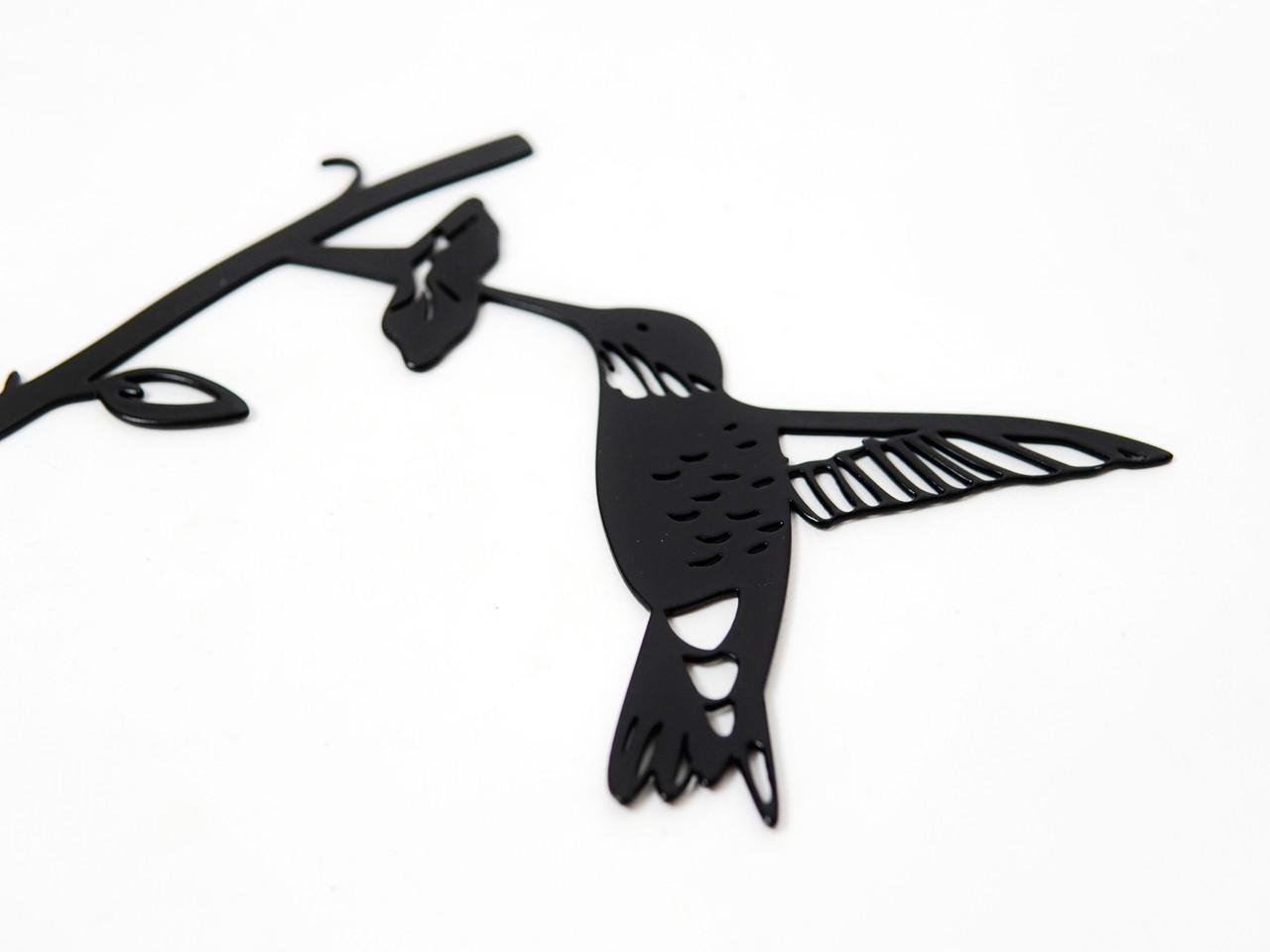 Садовая фигура Колибри и цветок металлический для двора/террасы (DCR028) - фото 3 Садовая фигура Колибри и цветок металлический для двора/террасы (DCR028) - фото 3