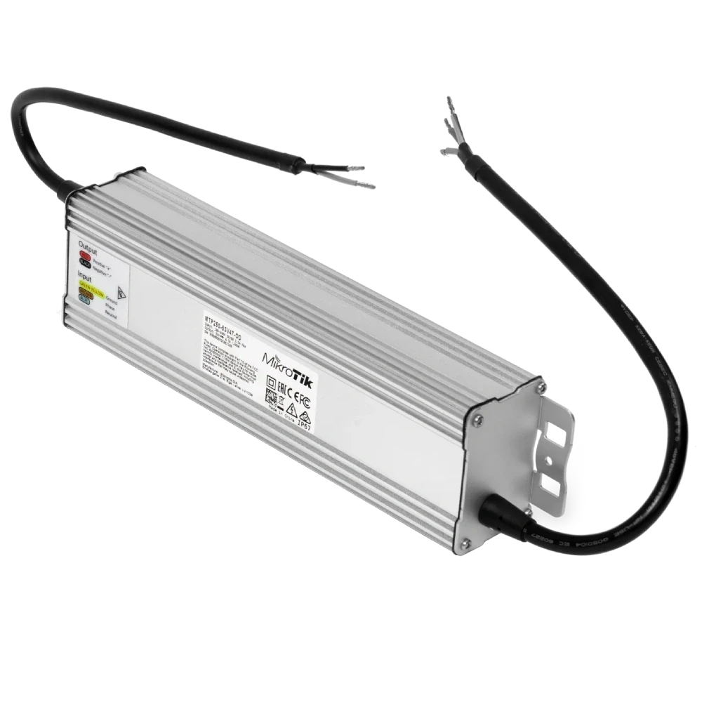Блок живлення вуличний AC/DC MikroTik MTP250-53V47-OD IP67 (2934049613)