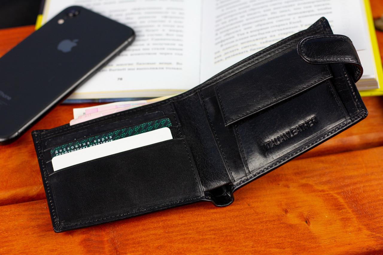 Портмоне мужское ST Leathe из натуральной кожи Черный (В104) - фото 9