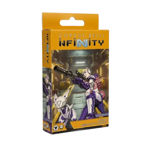 Миниатюра к игре INFINITY Atalanta/Agema´s NCO & Spotbot (2808831074)