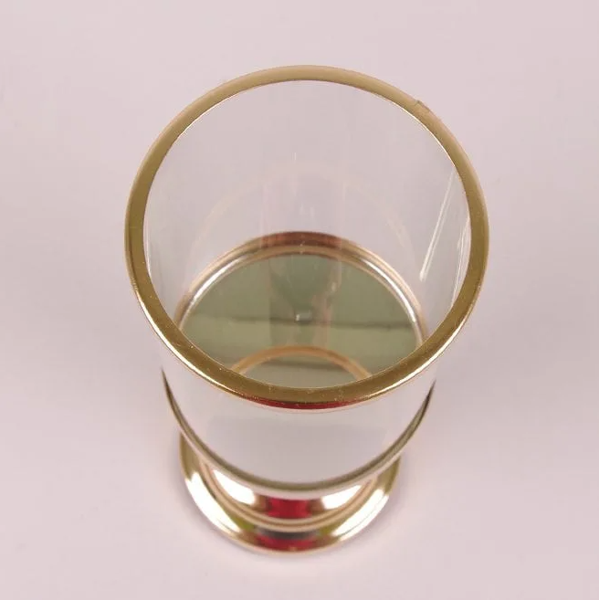 Підсвічник металевий Flora Золотий (26328) - фото 3