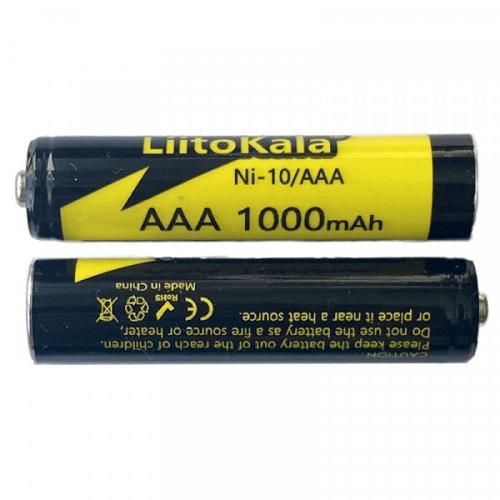 Батарейка LiitoKala Ni-10/AAA 1,2B 1000 mAh battery Blister 1 шт. (11878898) - фото 2