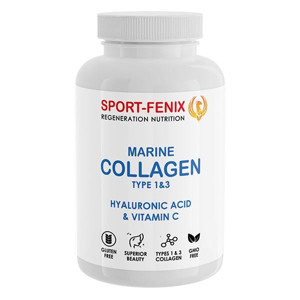 Хондропротектор Sport-Fenix ​​Marine Collagen Type 1&3 Gyaluronic Acid&Vitamin C 120 капс. (000026606)