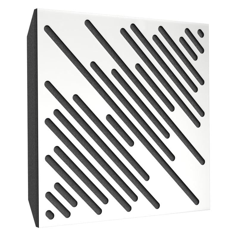 Акустическая панель Ecosound Diagonal HDF 50х50 см 73 мм Белый (1045)