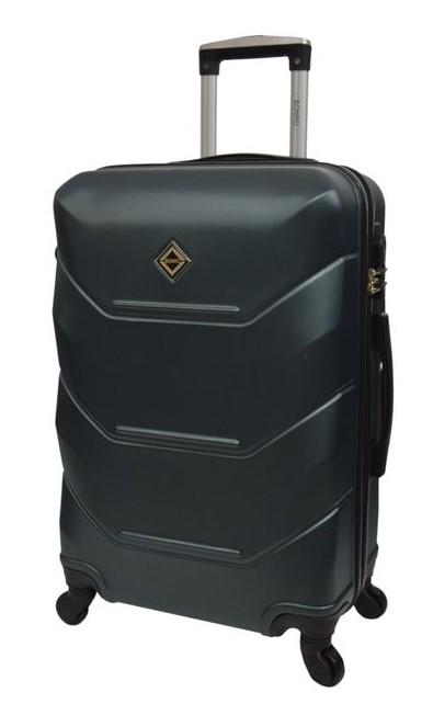 Чемодан пластиковый Bonro 10500409 S на 4 колесах Зеленый (CEKRBBO409SM4ZEL) - фото 1