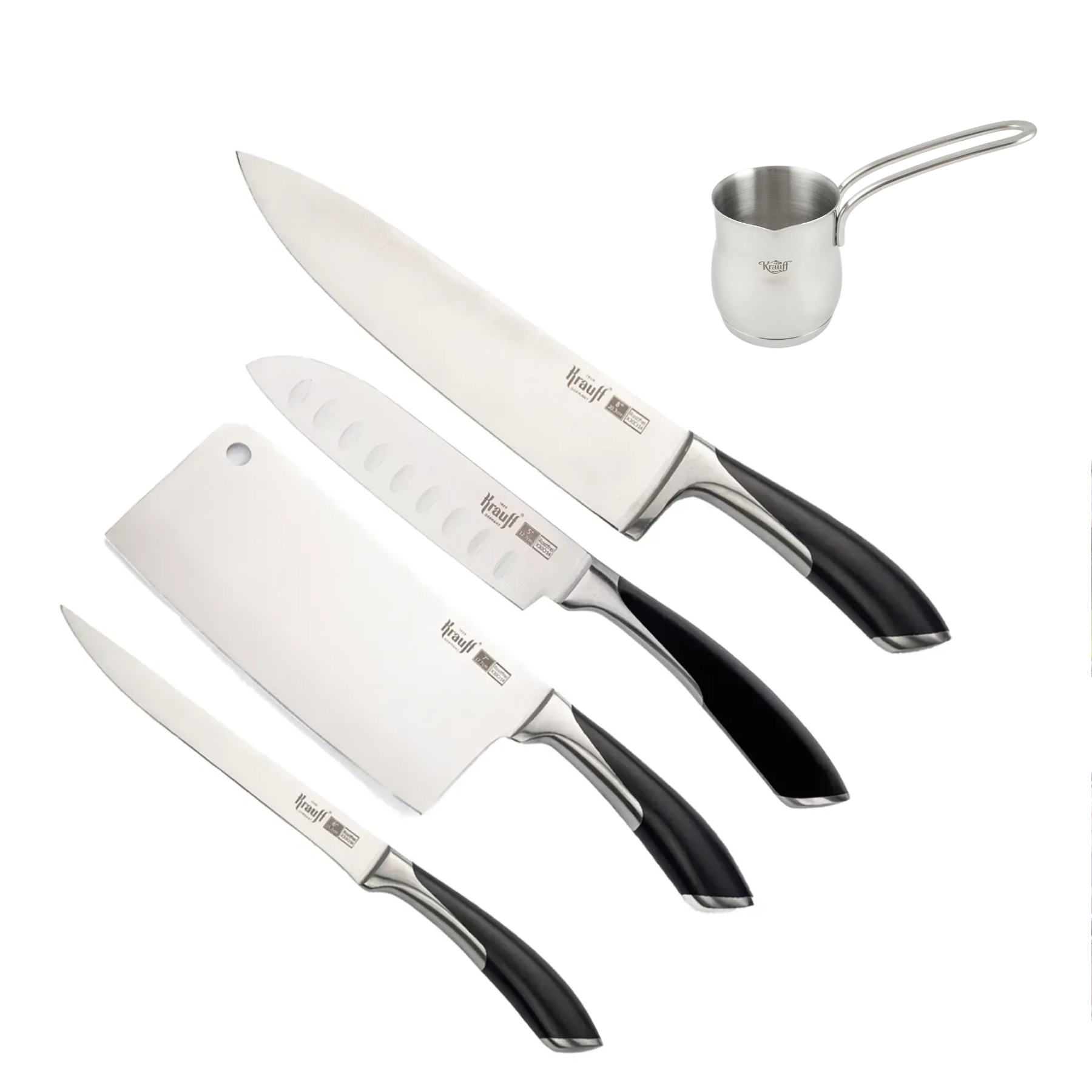 Набор ножей Krauff Luxus с туркой 5 пр. (55-333-558) Набор ножей Krauff Luxus с туркой 5 пр. (55-333-558)