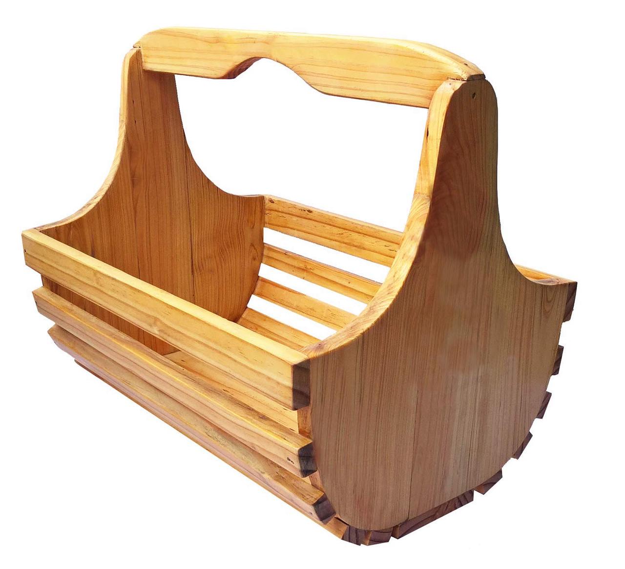 Корзинка подарочная из дерева Гровенор Ваниль (ПДК-002402)