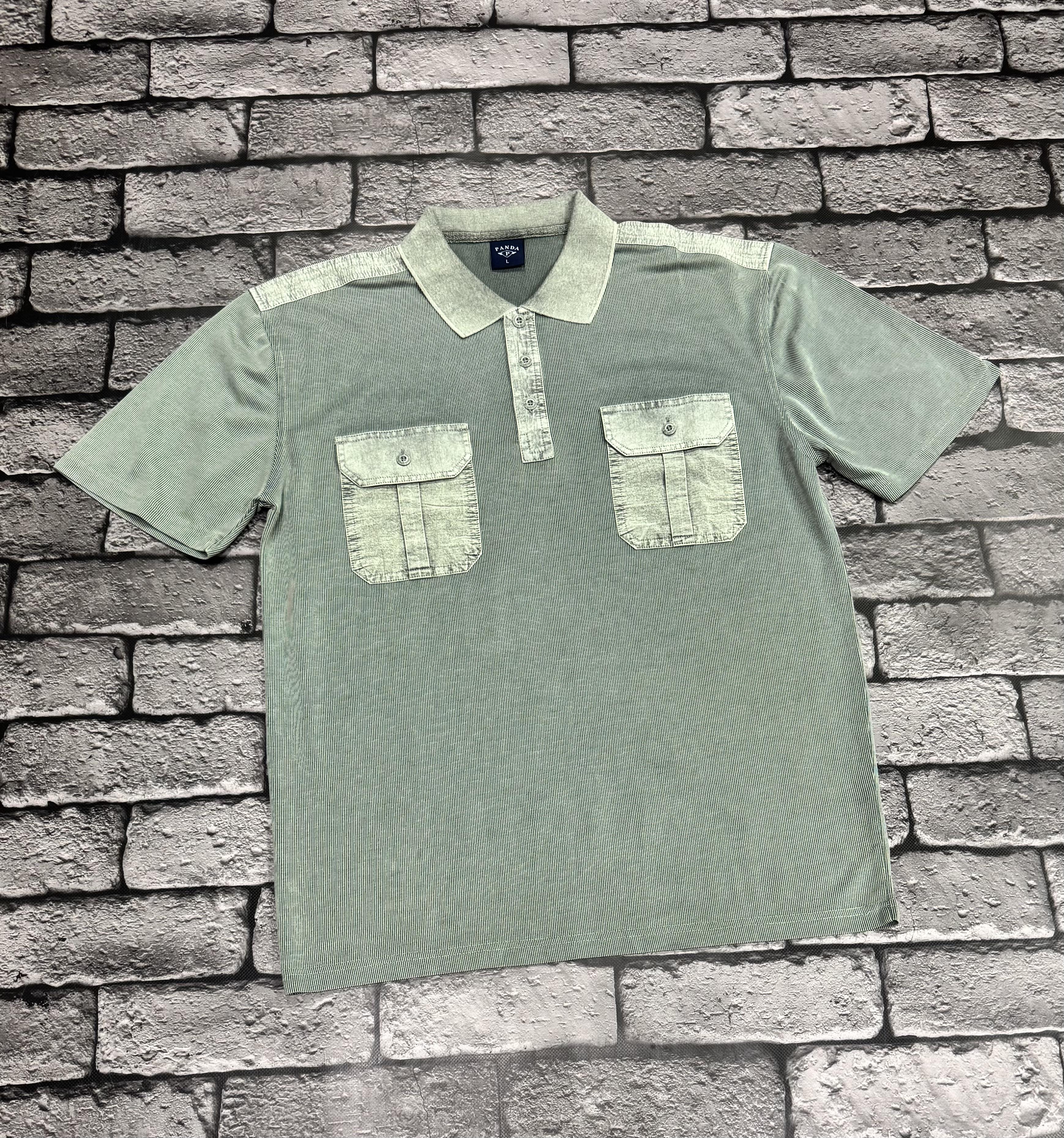 Футболка0-тенниска мужская Panda с карманами L Оливковый (00000000028)