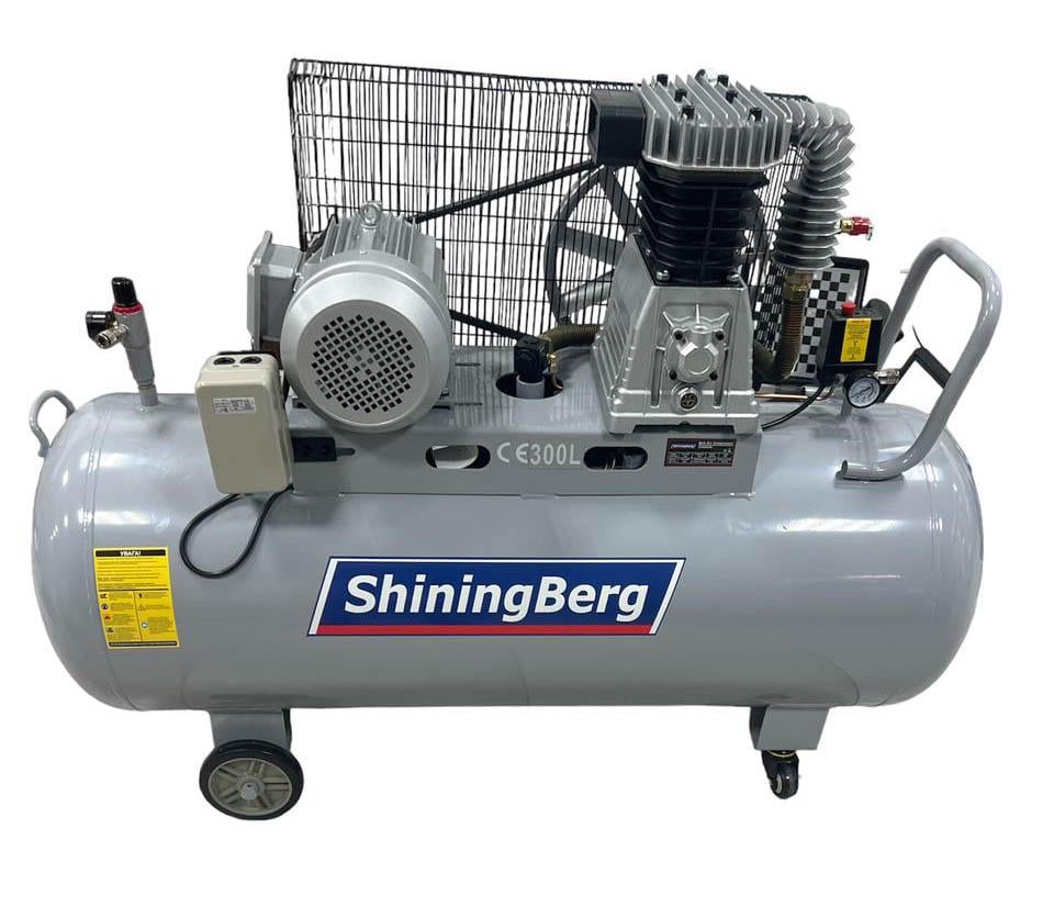 Компрессор поршневой ShiningBerg STS200/600 профессиональный 300 л