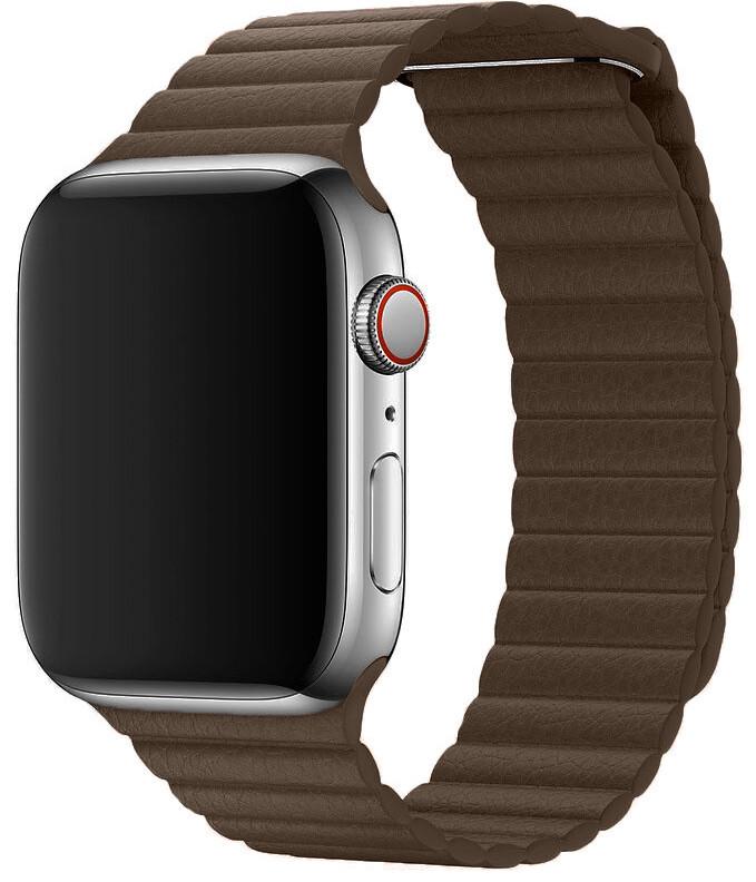Кожанный ремешок Band Leather Loop for Apple Watch 42/44mm, Brown (HC)