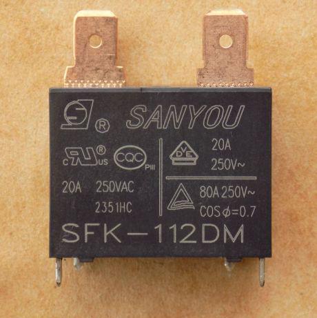Реле SFK-112DM для SFK-112LM 12VDC 20A/250VAC (27715)