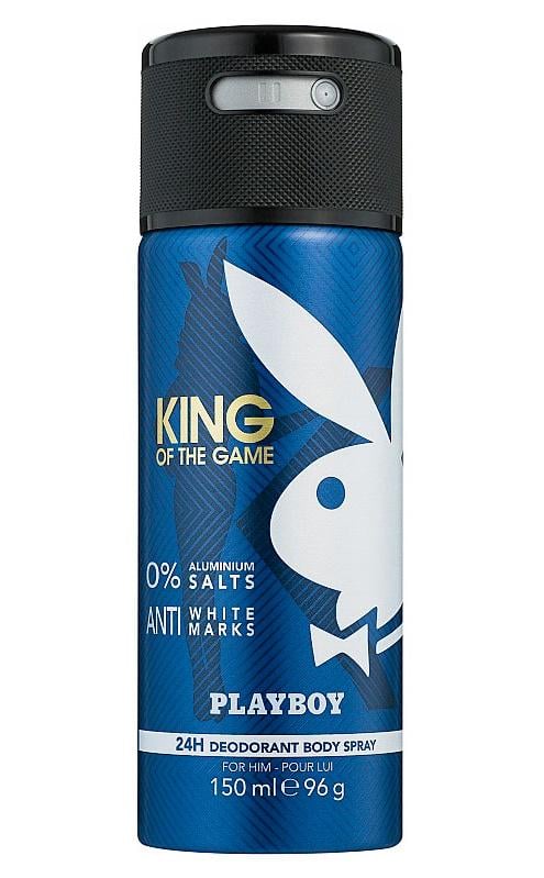 Дезодорант парфюмированый мужской Playboy King of the Game 150 мл