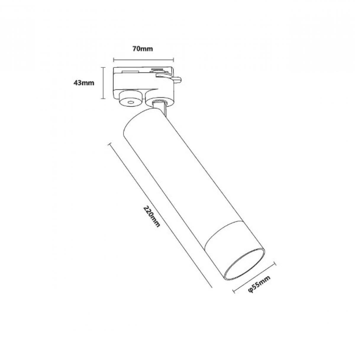 Трековый светильник LULU TRACK (TLS005-BK) - фото 2 Трековый светильник LULU TRACK (TLS005-BK) - фото 2