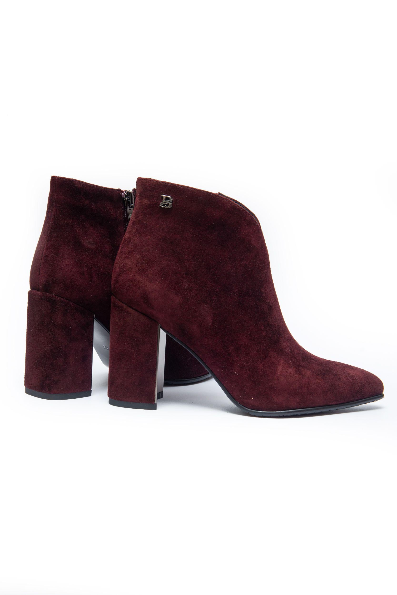 Ботильоны Brocoly 00447 р. 37 Бордовый (5452874)