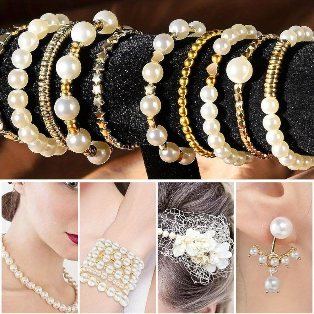 Набор перламутровых бусин детский для создания украшений 5-12 лет 1200 деталей (DIY1200) - фото 8