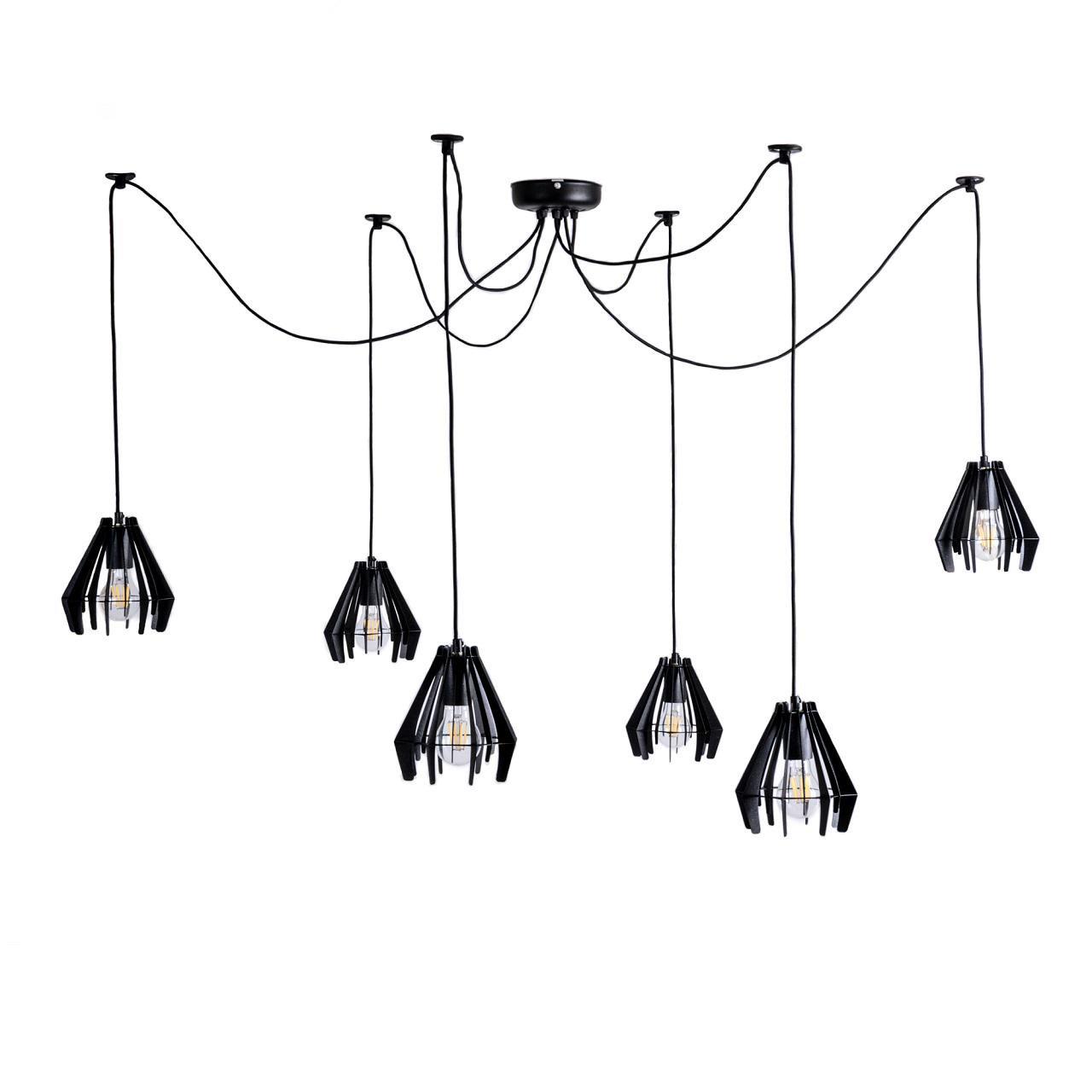 Люстра Stels Spider-6 6хЕ27 Black Pearl (2511319)