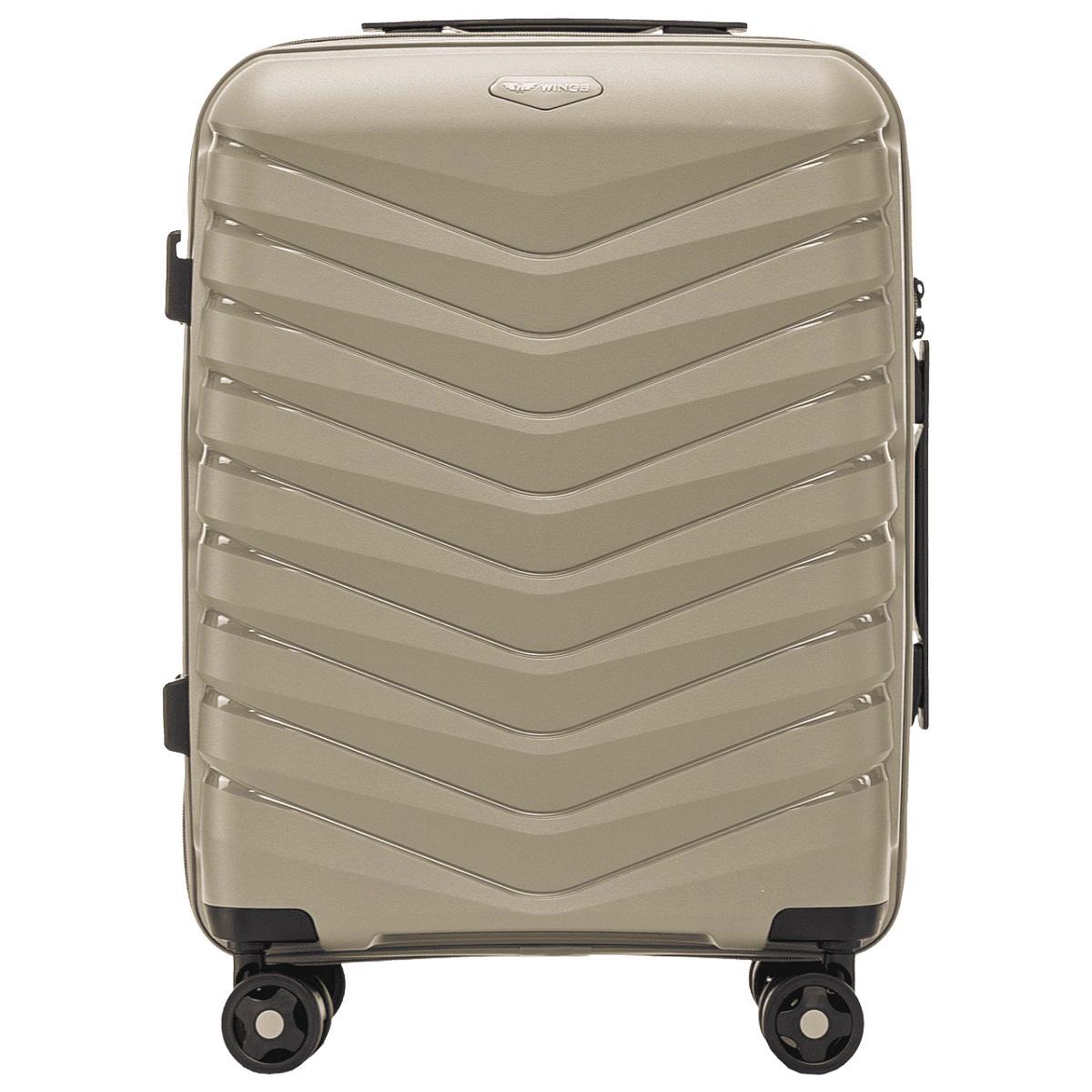 Чемодан полипропиленовый Wings PHX01 малый Шампань (Wp00547) - фото 2 Чемодан полипропиленовый Wings PHX01 малый Шампань (Wp00547) - фото 2