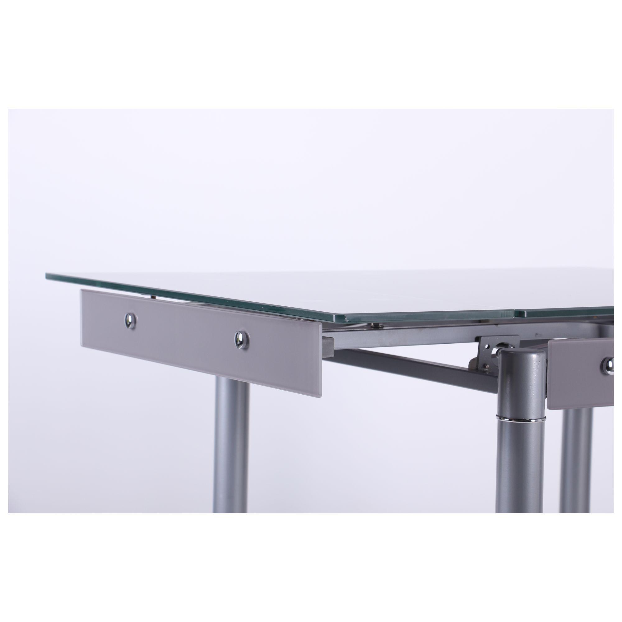 Обідній стіл AMF Челсі 750+450х700х760 сталь Сірий/Платина - фото 8 Обідній стіл AMF Челсі 750+450х700х760 сталь Сірий/Платина - фото 8