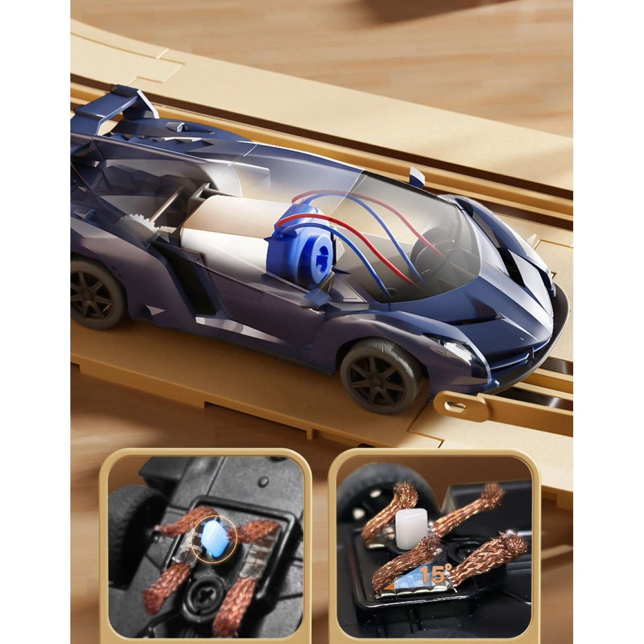 Электротрек детский Car Racing трасса с петлями/машинки и контроллеры (29194976) - фото 7 Электротрек детский Car Racing трасса с петлями/машинки и контроллеры (29194976) - фото 7